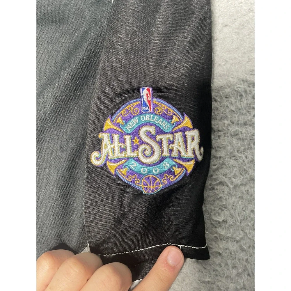 Adidas NBA New Orleans All Star 2008 Shorts Mens Large Black‎ Basketball Y2K
